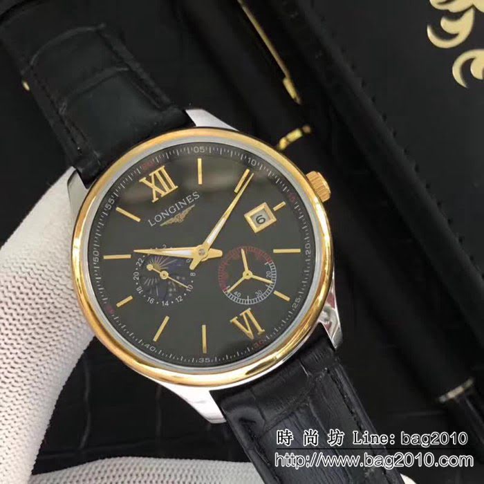 LONGINES浪琴 全自動機械 男士腕表 WSS0901